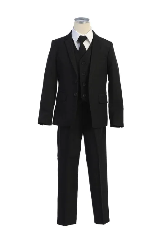 5 Piece Slim Fit Boys Suit Set