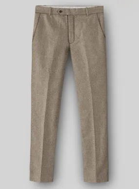 Bark Brown Heavy Tweed Pants