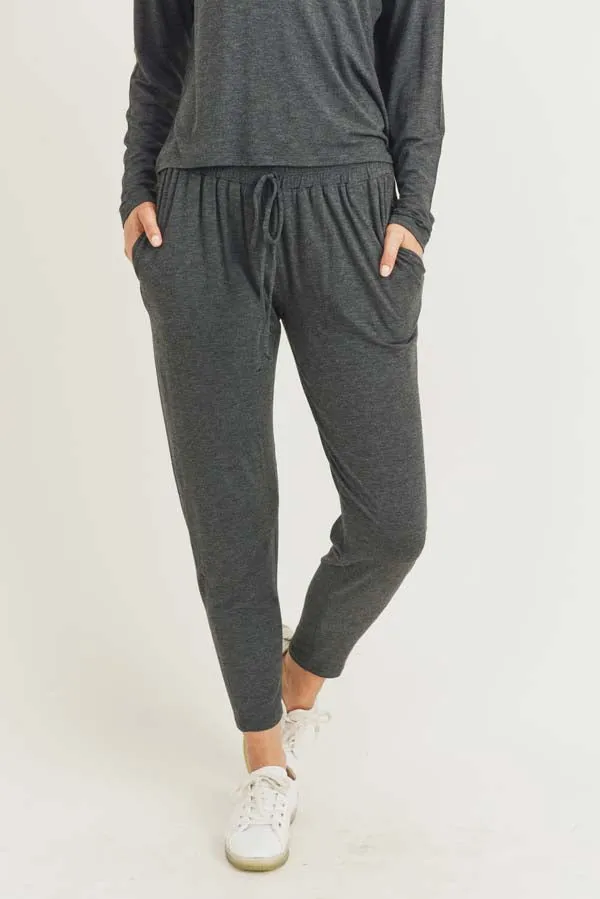 Basic Knit Drawstring Joggers