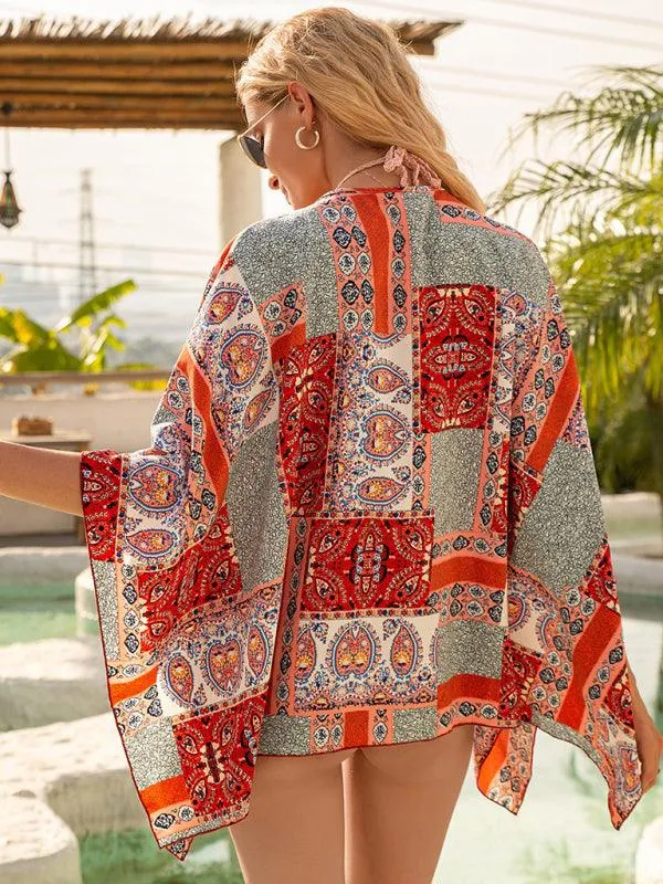 Boho-Chic Lightweight Kimono Cardigan: Effortless Summer Layering Essential