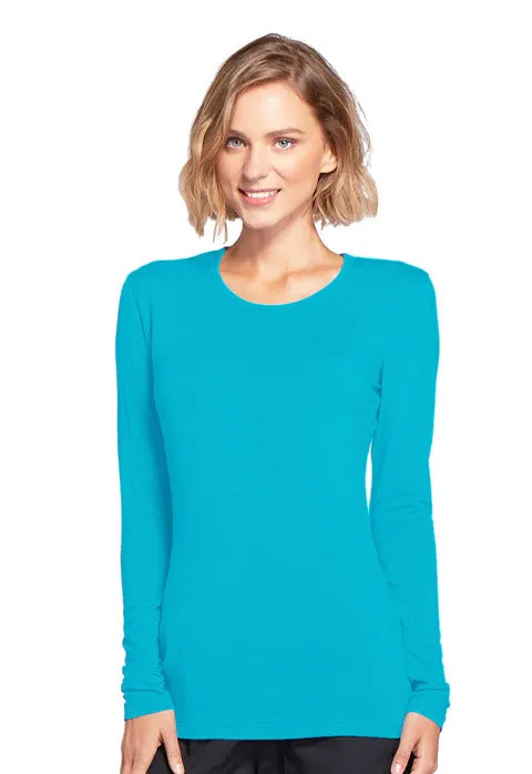 Cherokee Workwear Women's Long Sleeve Underscrub Knit Tee 4881