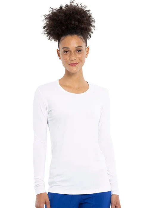 Cherokee Workwear Women's Long Sleeve Underscrub Knit Tee 4881