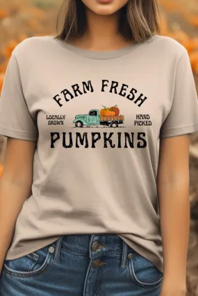 Farm Fresh Pumpkins Short Sleeve Relaxed Fit T-Shirt