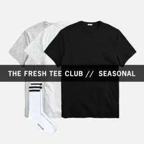 FRESH TEES EVERY SEASON // COMBED   SOCKS