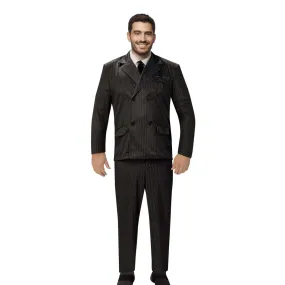 Gomez Addams Costume for Adults, Family Addams, Black Jacket and Pants