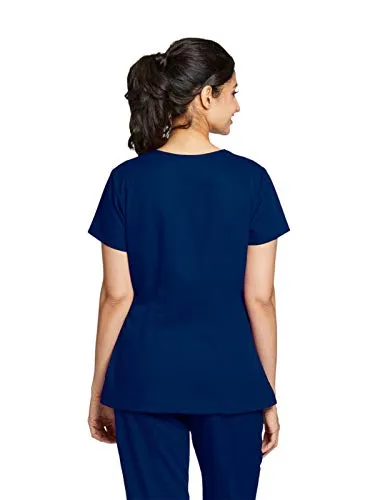 Grey's Anatomy 41452 3-Pocket V-Neck Top for Women Modern Fit Medical Scrub Top