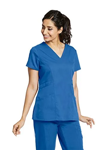 Grey's Anatomy 41452 3-Pocket V-Neck Top for Women Modern Fit Medical Scrub Top