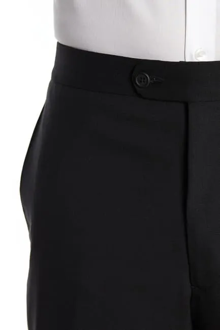 JB BRITCHES Black Woven Two Button Notch Lapel Regular Fit Tuxedo