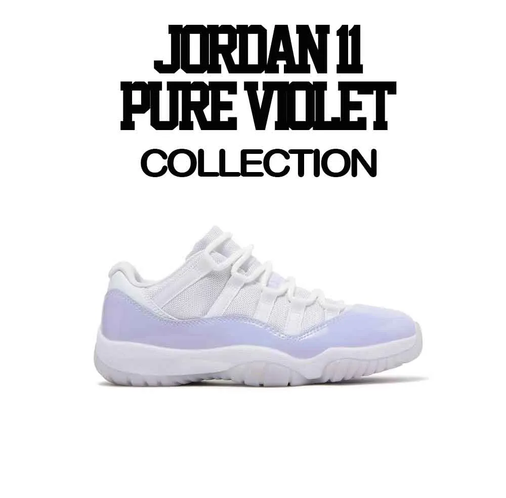 Kids - Pure Violet 11 Fresh Sneakers Shirt