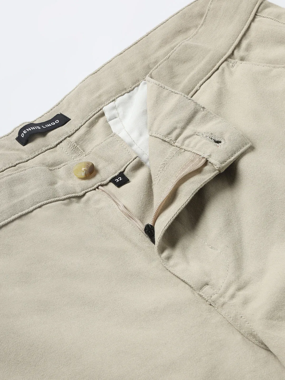 Men's Beige Joggers Comfortable Bottomwear With Smart Casual Look