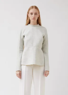 Paneled Soft Wool Top