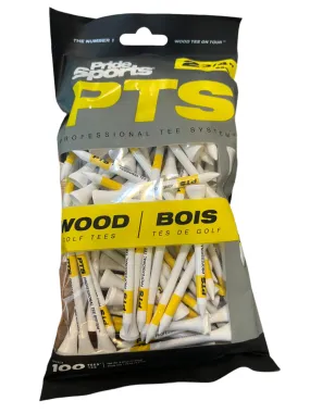 Pride Professional Tee System Prolength 2 3/4 Inch 100pc Tees New