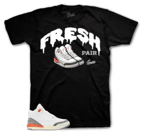 Retro 3 Georgia Peach Fresh Shirt