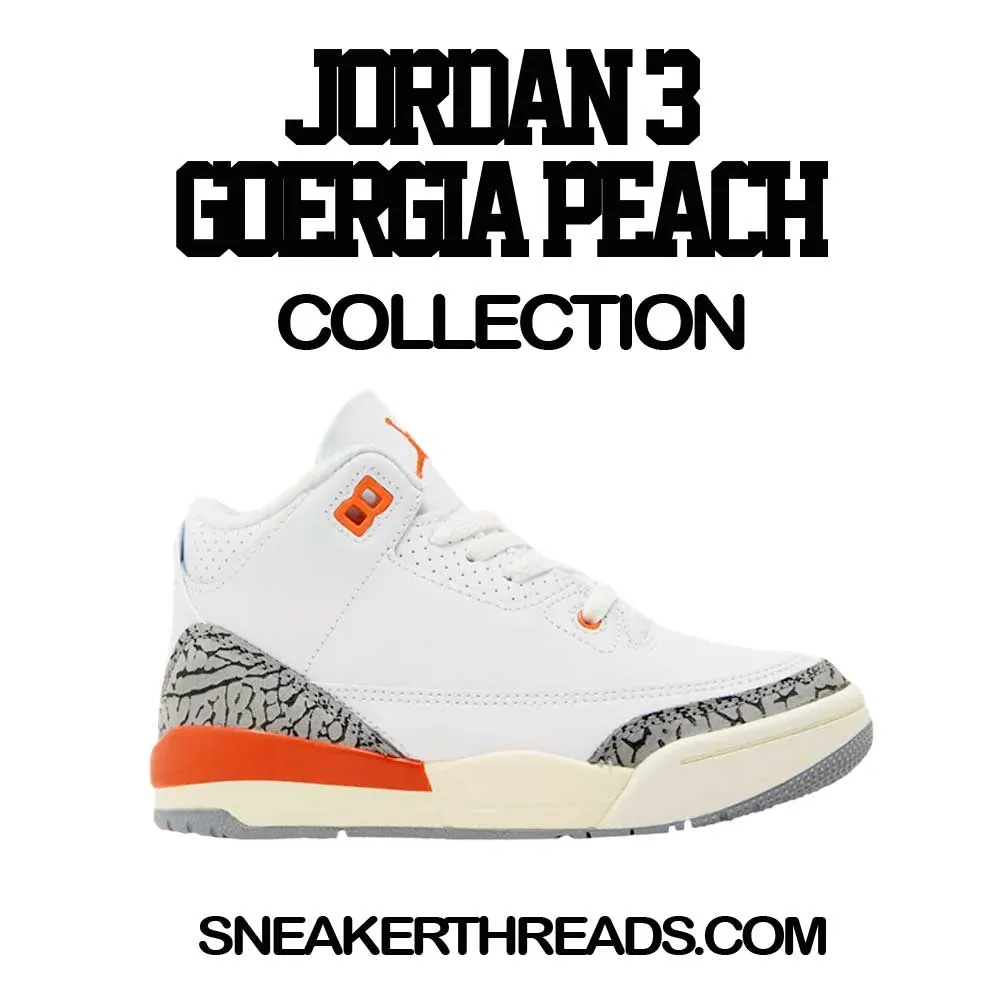 Retro 3 Georgia Peach Fresh Shirt