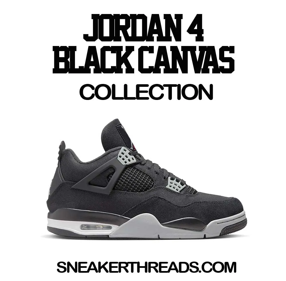 Retro 4 Black Canvas Fresh 2 Death Shirt