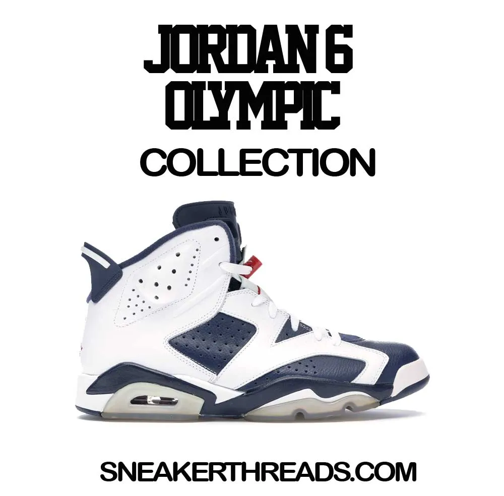 Retro 6 Olympic Fresh Sneaker Threads Club Shirt