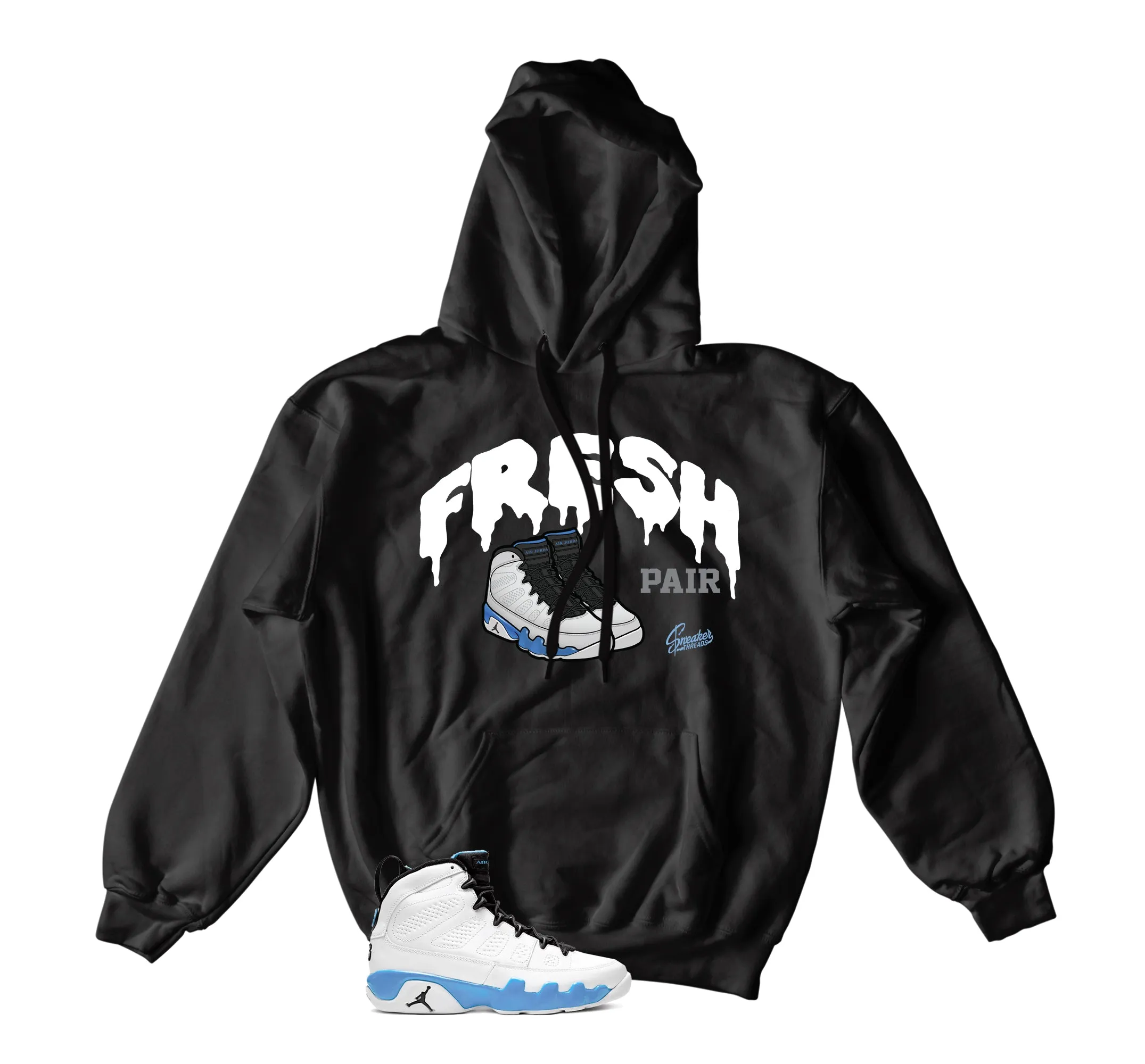 Retro 9 Powder Blue Fresh Hoody