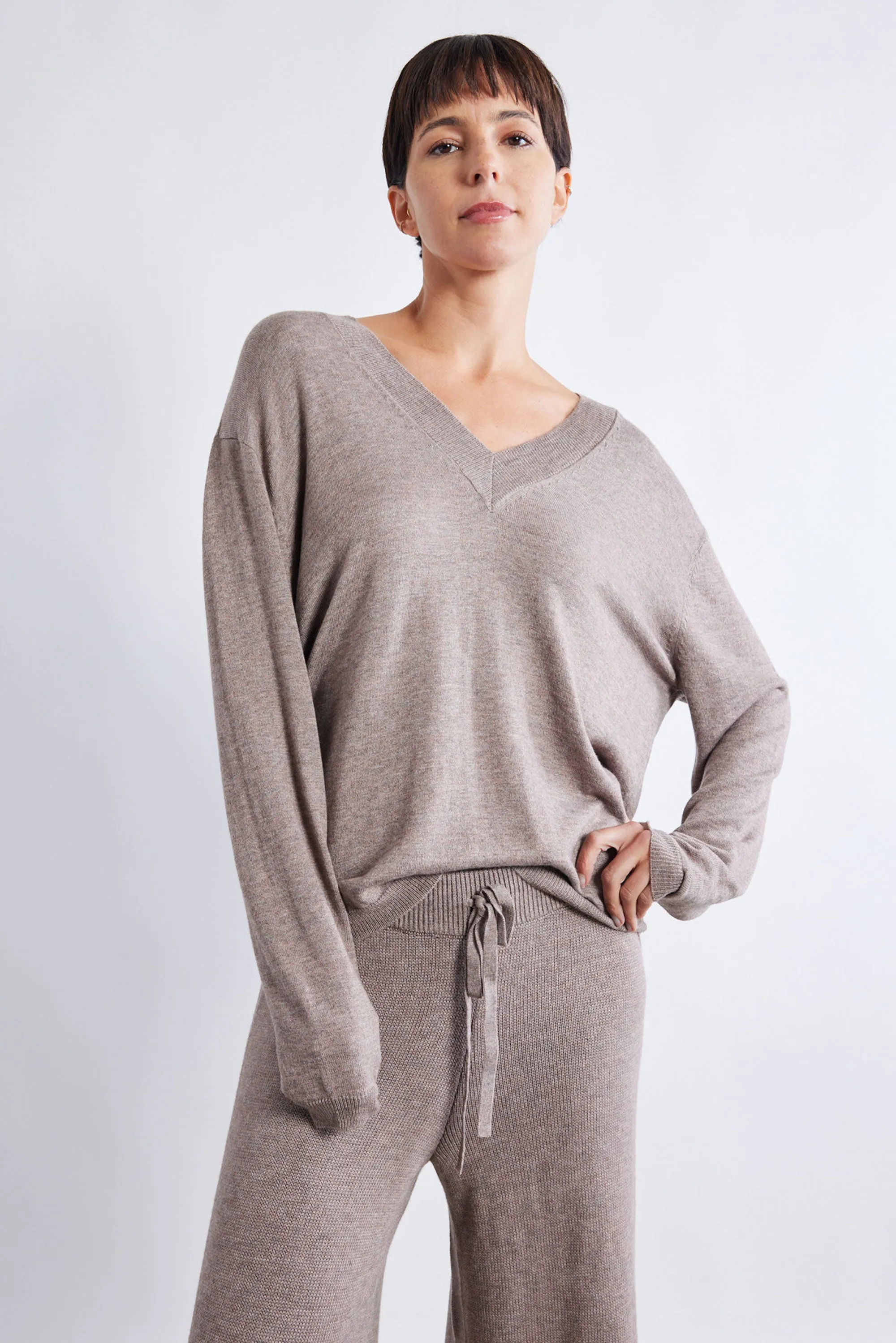 Savor V-Neck Lounge Sweater