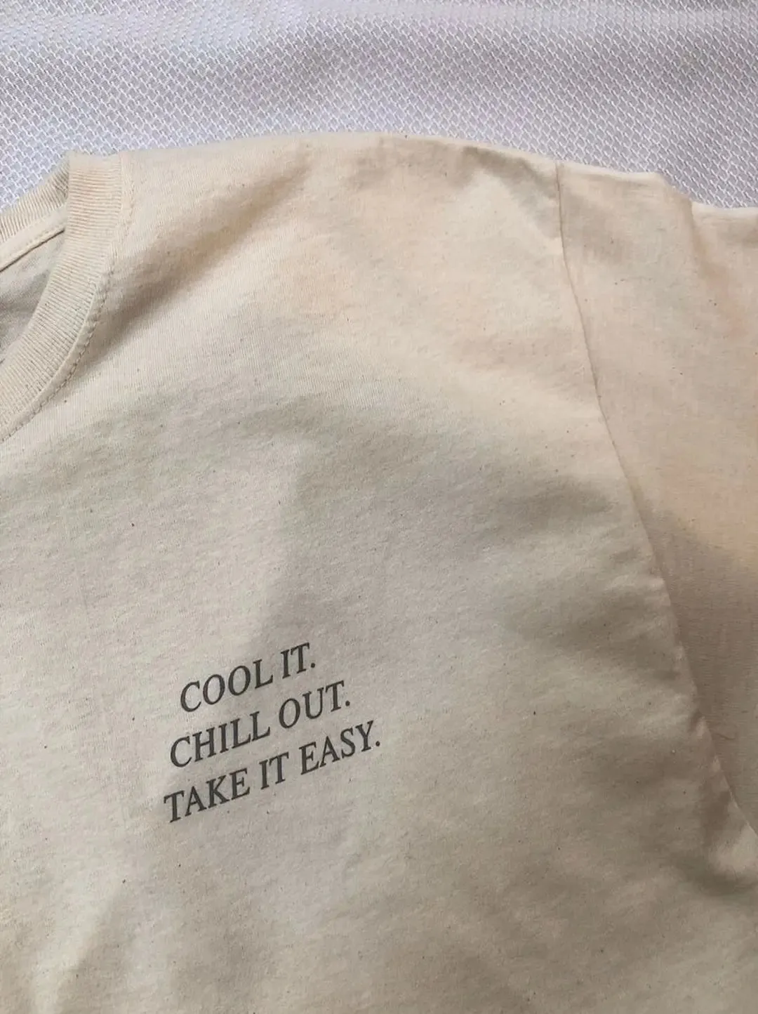 SXV  'cool it , chill out , take it easy.’ Printed Cool Aesthetic Oversized Baggy T-shirt