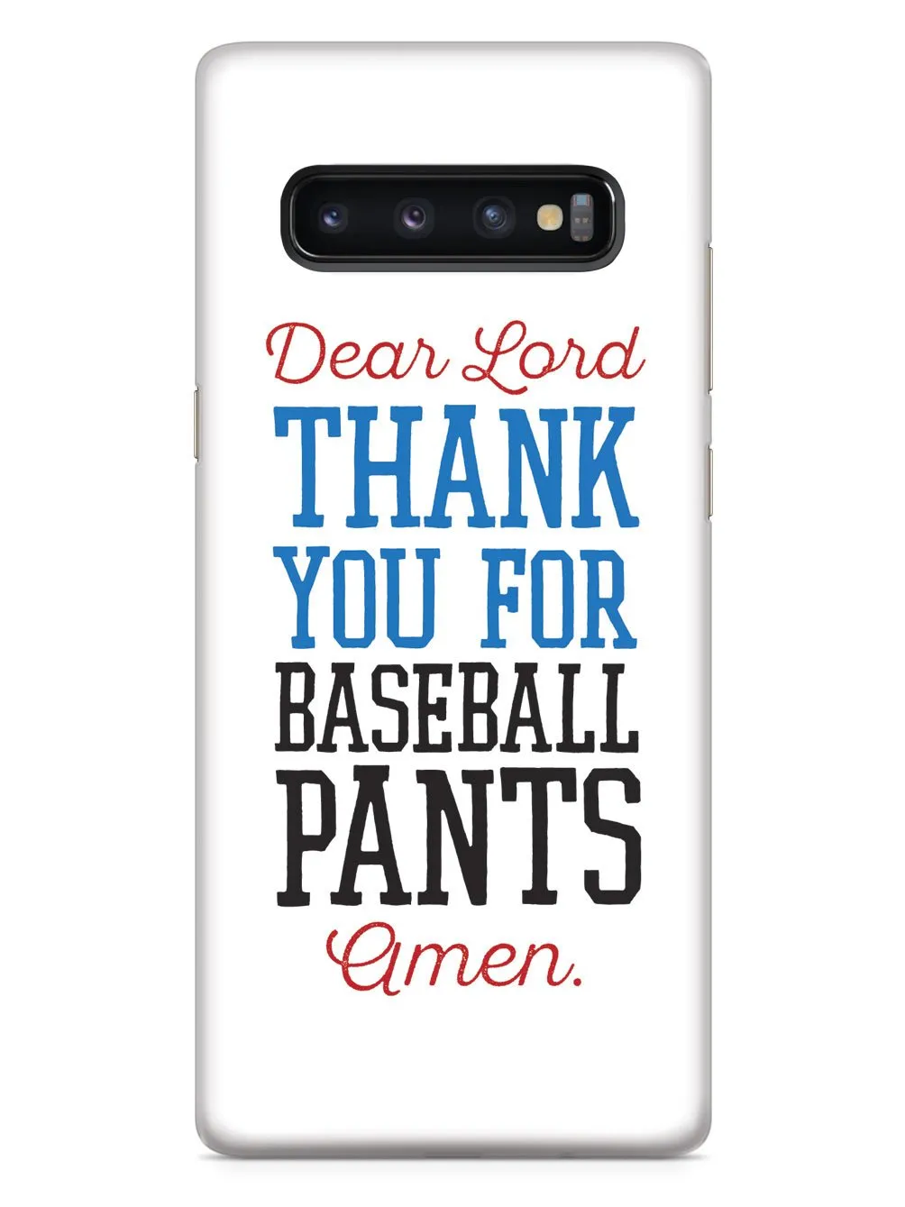 Thank You For Baseball Pants - Baseball Case