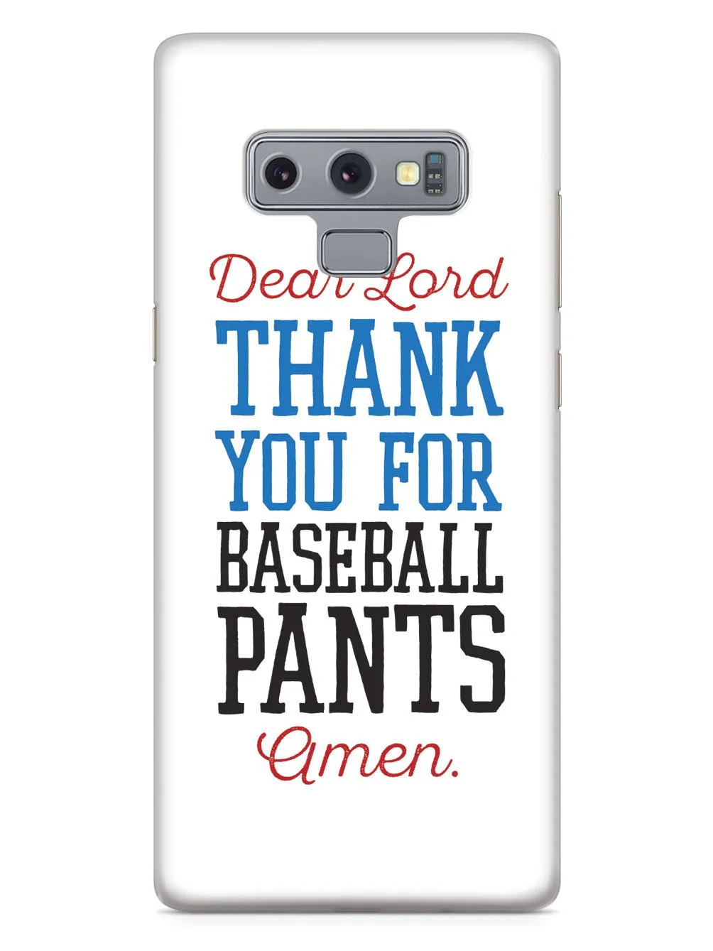 Thank You For Baseball Pants - Baseball Case