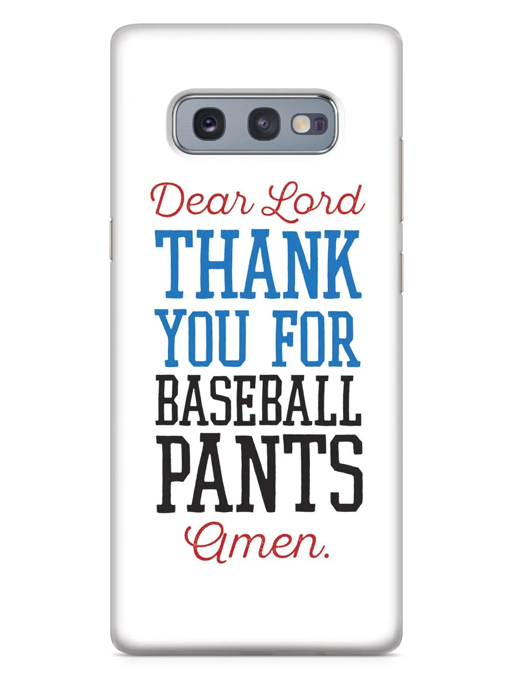 Thank You For Baseball Pants - Baseball Case